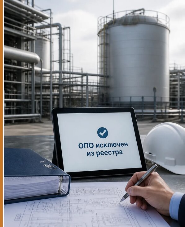 Исключение ОПО из госреестра в Сланцах от 30996 р. | Авеста ОТиПБ