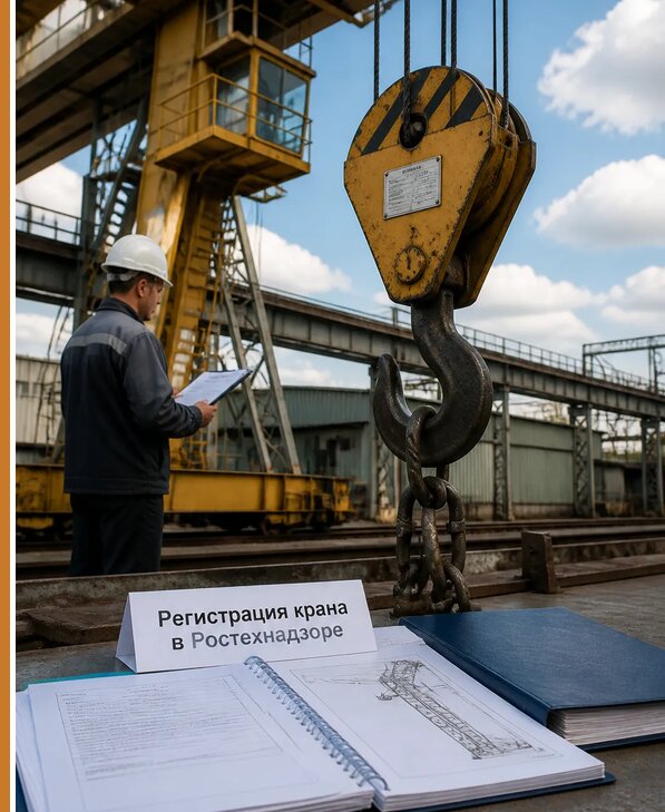 Регистрация крана в Ростехнадзоре в Сланцах от 15498 р. | Авеста ОТиПБ